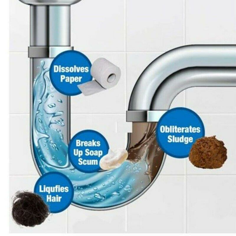 CLEANK -  Toilet & Sink Blockage Cleaner